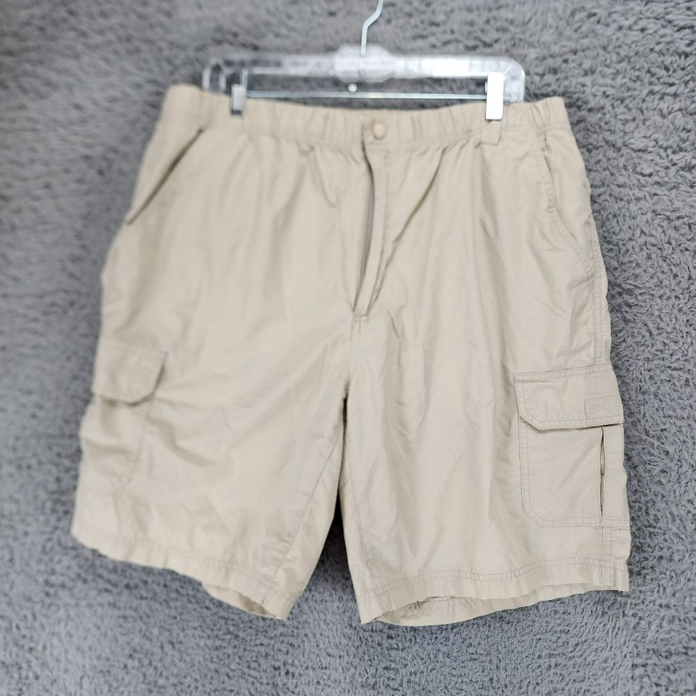 Pendleton Shorts Mens Large Tan Stretch High Rise Cargo